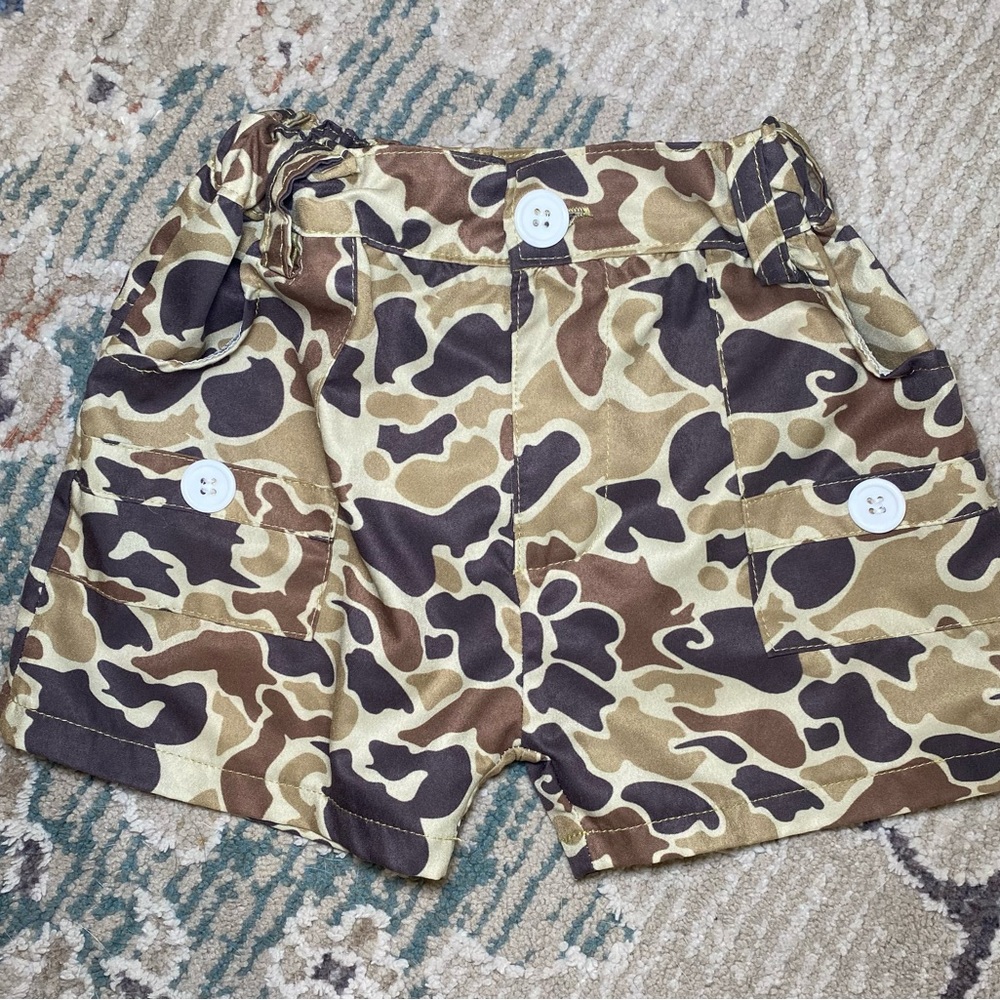 EUC camouflage performance shorts, 2T